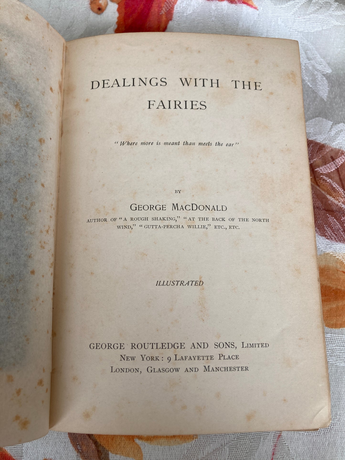 MacDonald, George: Dealings with the Fairies (George Routledge, circa 1870)