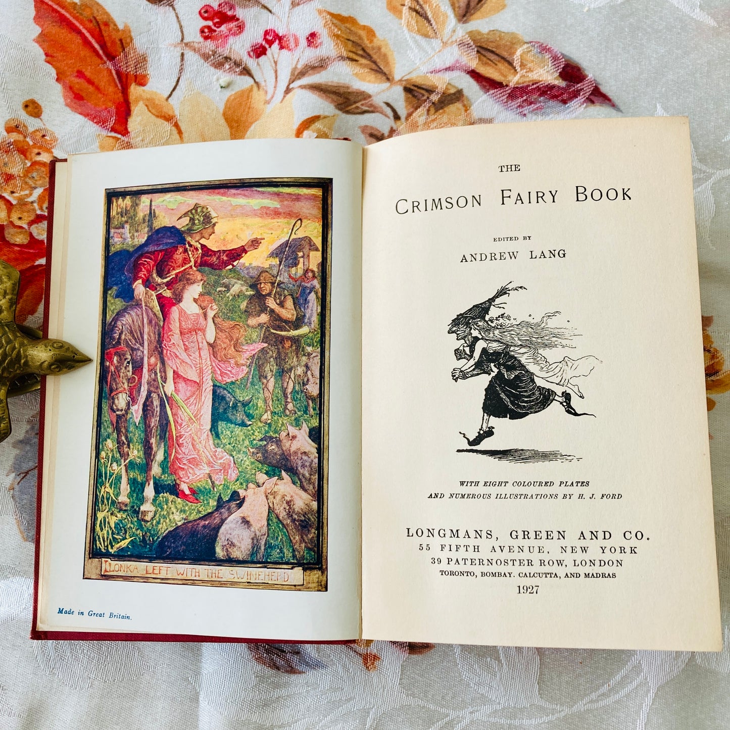 Lang, Andrew [editor]: The Crimson Fairy Book (Longmans, Green & Co., 1927)