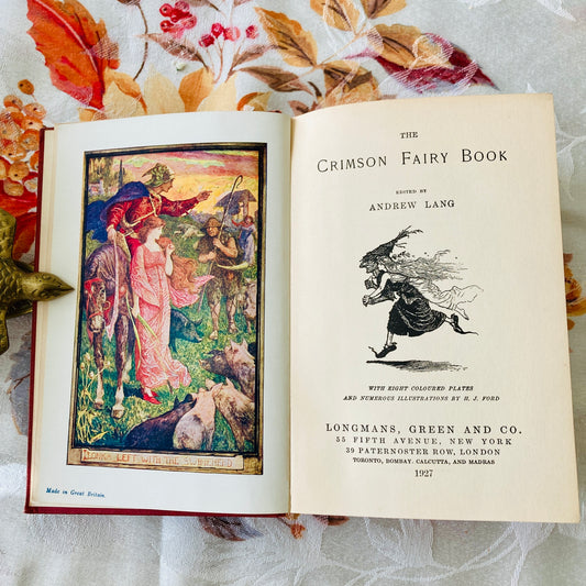 Lang, Andrew [editor]: The Crimson Fairy Book (Longmans, Green & Co., 1927)