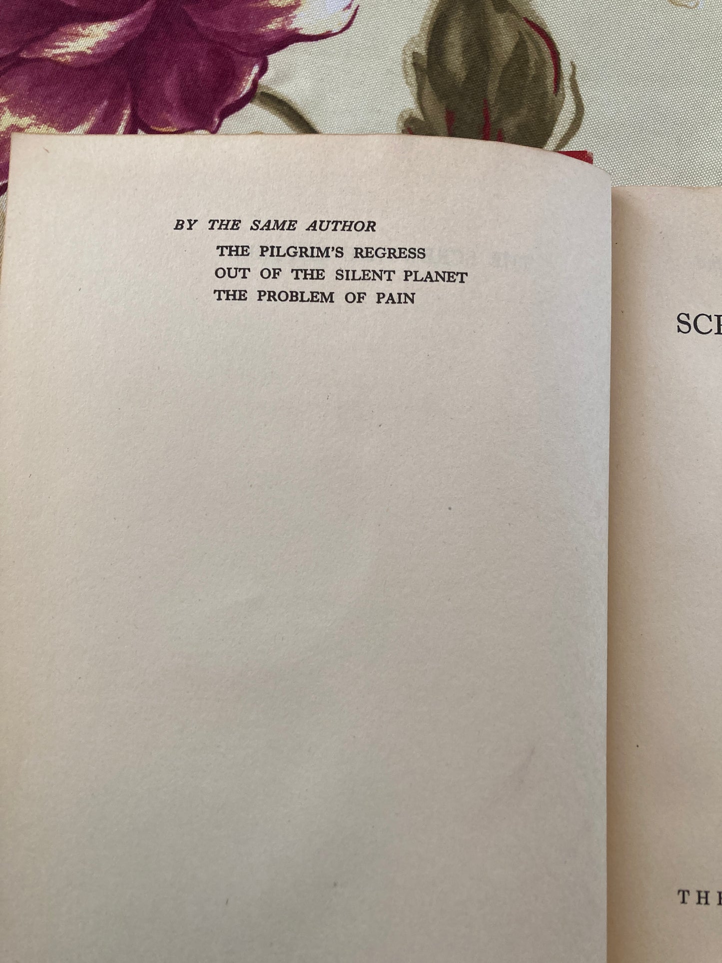 Lewis, C.S.: The Screwtape Letters (The Macmillan Company, 1943)