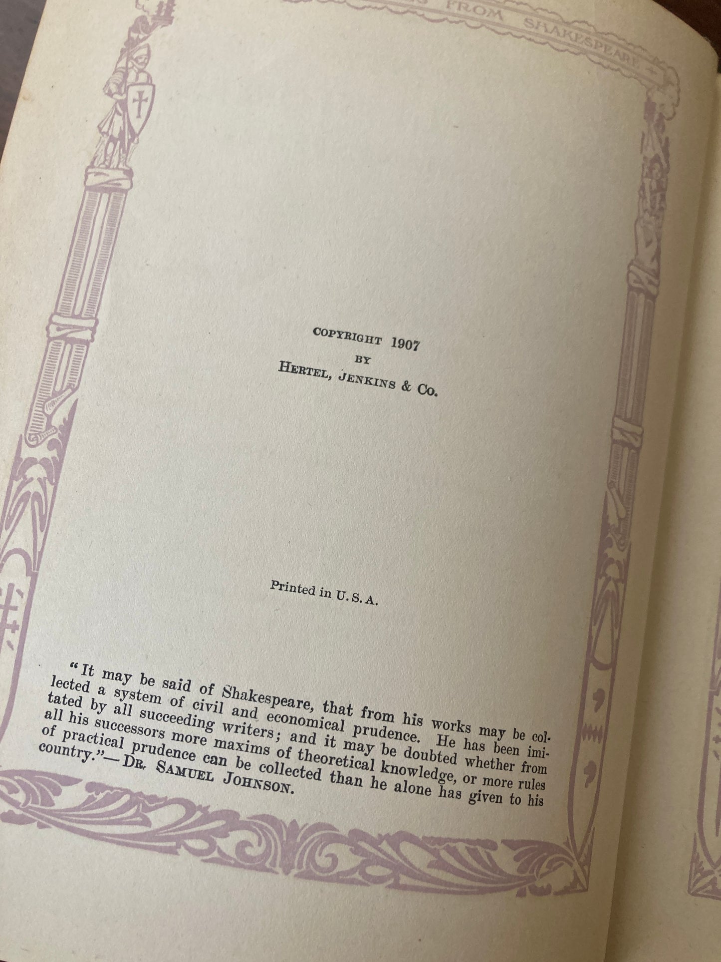 Nesbit, E.: Beautiful Stories from Shakespeare (D. E. Cunningham & Co., Chicago, 1907)