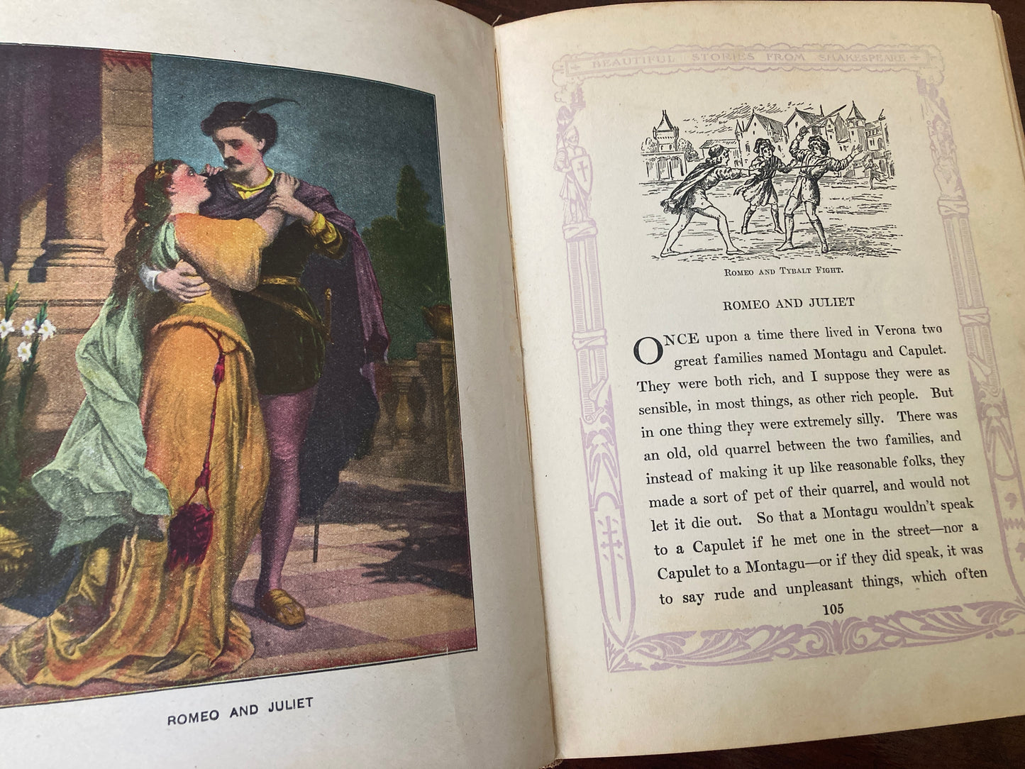 Nesbit, E.: Beautiful Stories from Shakespeare (D. E. Cunningham & Co., Chicago, 1907)