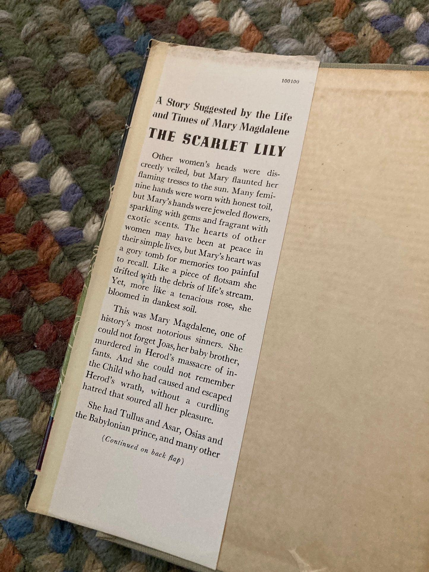 [SAINT MARY MAGDALENE] Murphy, Edwin: The Scarlet Lily (Bruce Publishing Company, Milwaukee, 1946)