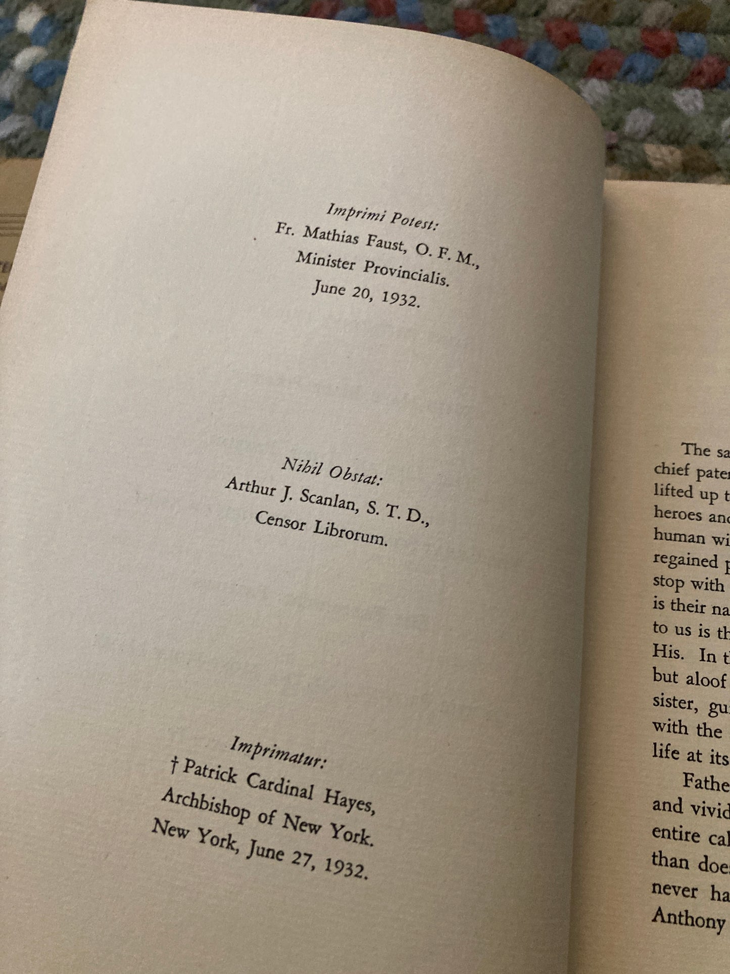 [SAINT BIOGRAPHY] O'Brien, Isidore: Enter Saint Anthony: Life of the Wonder-Worker of Padua (St. Anthony Guild Press, 1946)