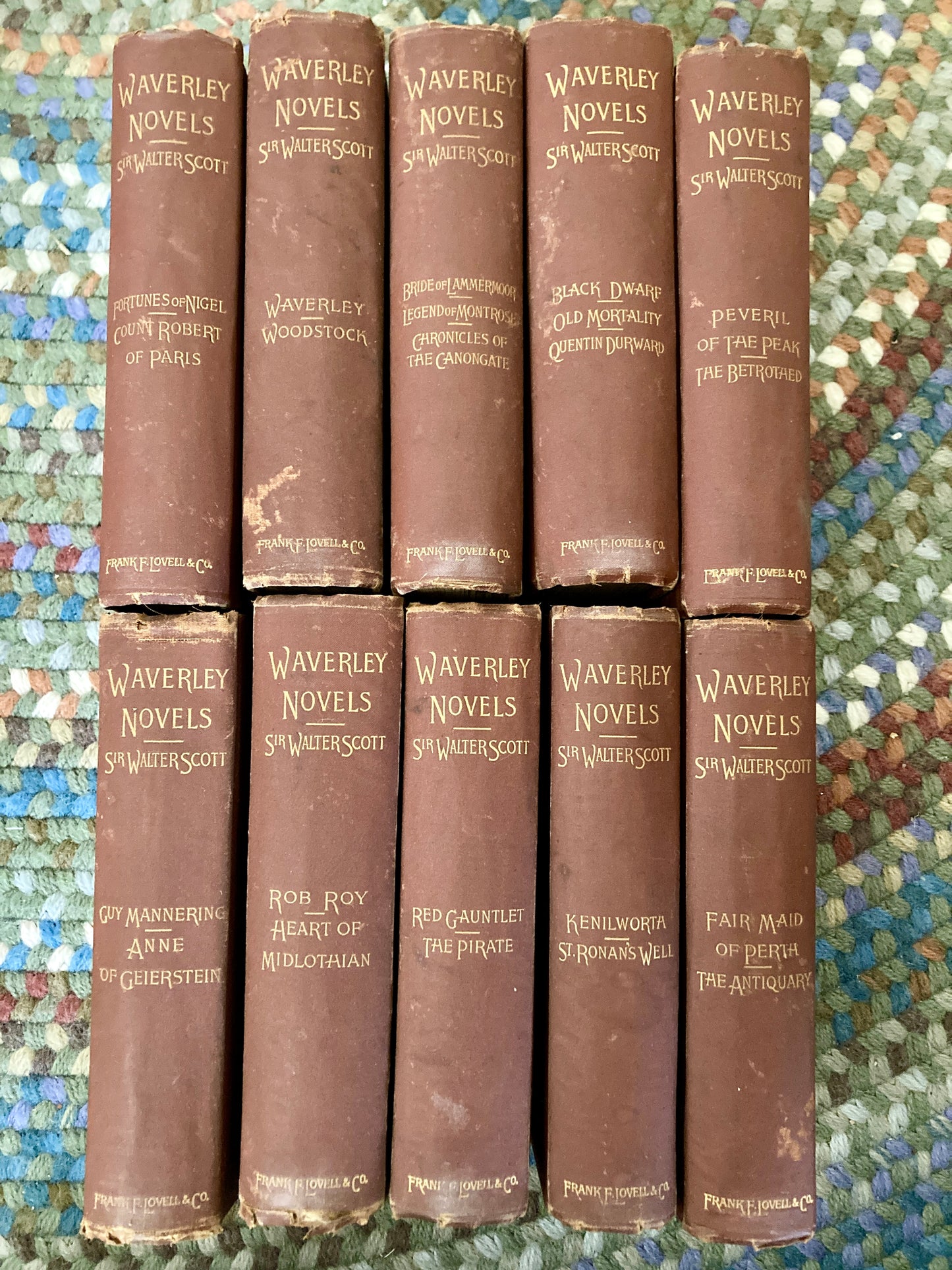 [SET] Scott, Sir Walter: The Waverley Novels (Frank F. Lovell & Company, New York, circa 1880)