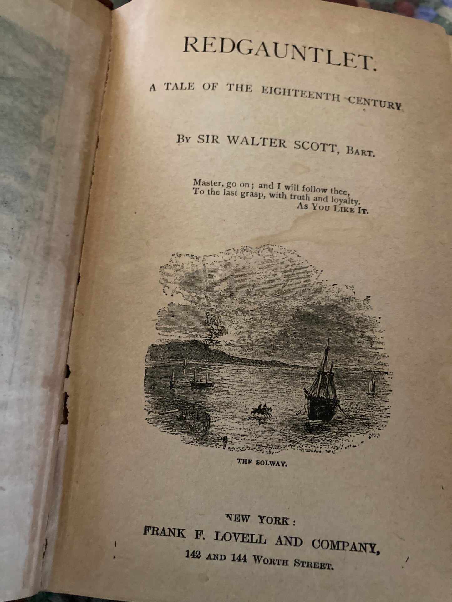 [SET] Scott, Sir Walter: The Waverley Novels (Frank F. Lovell & Company, New York, circa 1880)