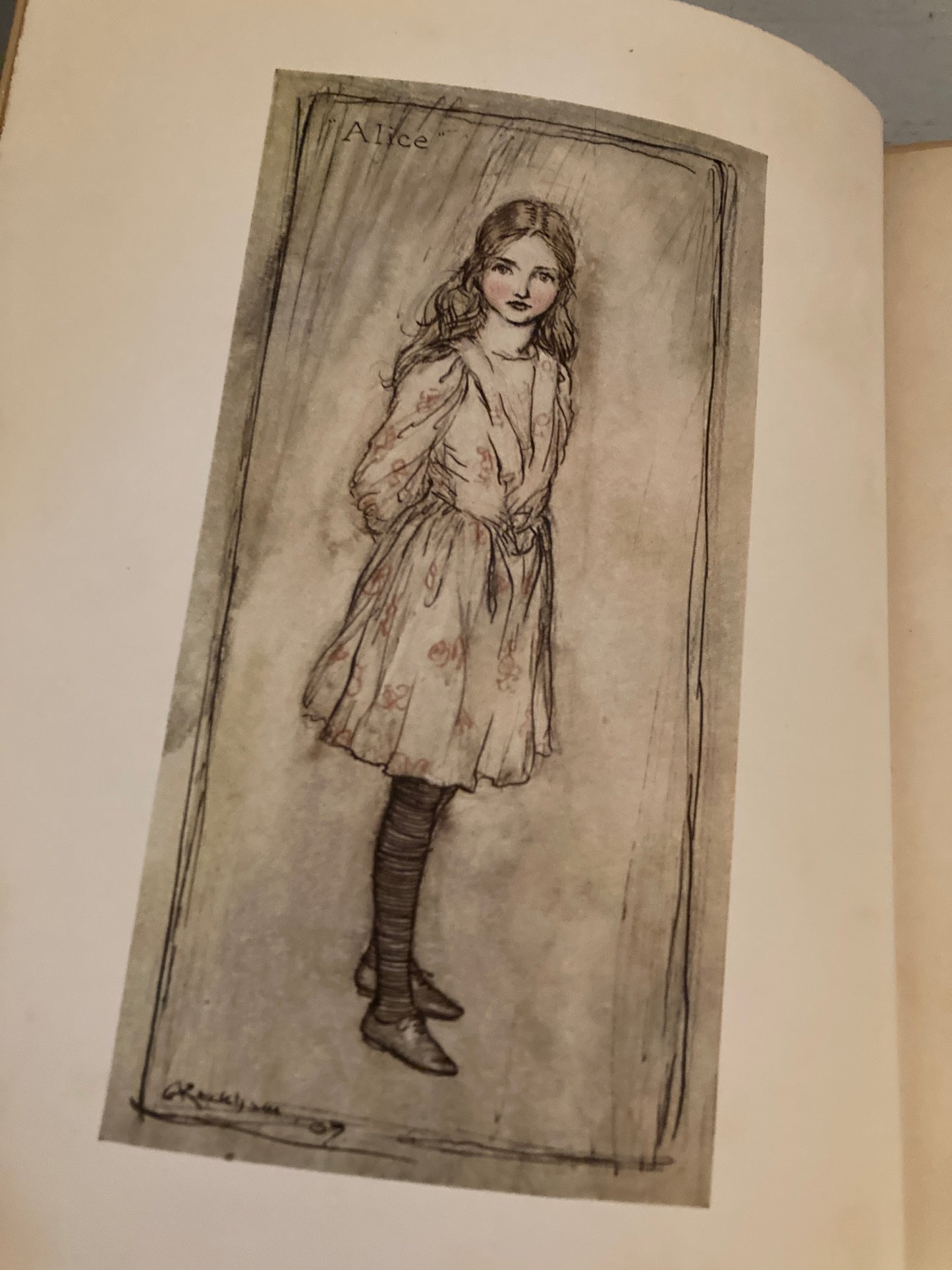 Carroll, Lewis; Arthur Rackham: Alice's Adventures In Wonderland (William Heinemann, London, Doubleday, Page & Co., New York, circa 1920)