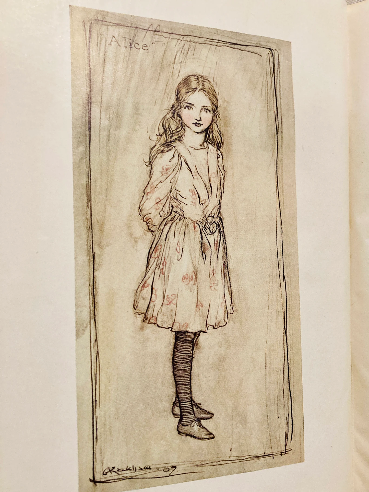 Carroll, Lewis; Arthur Rackham (illustrator): Alice's Adventures in Wonderland (William Heinemann, circa 1907)