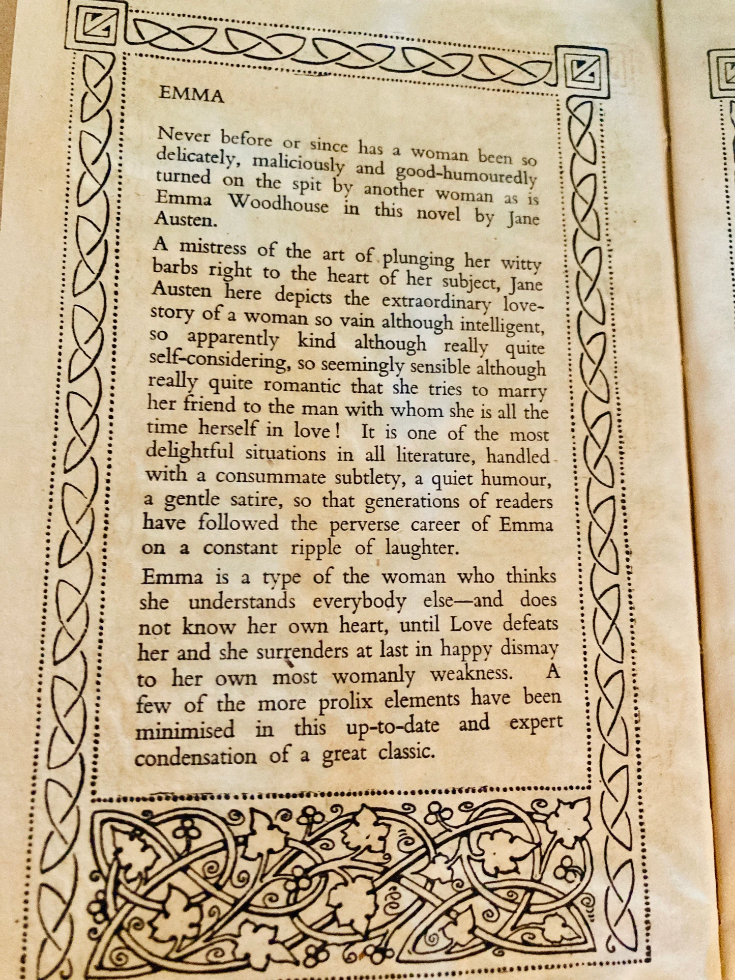 Austen, Jane: Emma (Mellifont Press, circa 1940)