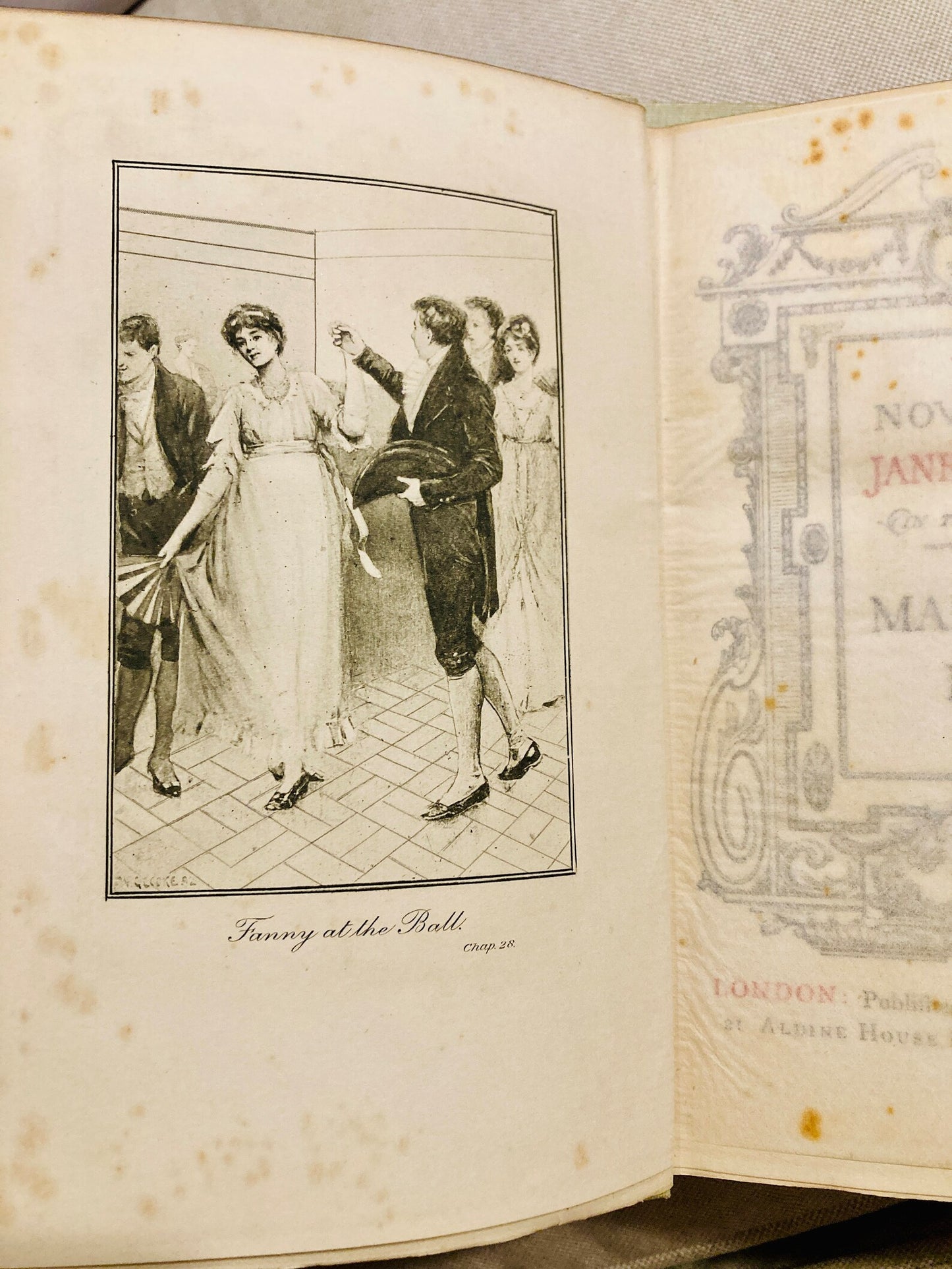 Austen, Jane; William Cooke: Mansfield Park (J.M. Dent, 1895)